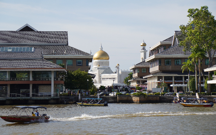 Arrive in Brunei